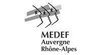 Logo agrément du Medef Auvergne Rhône Alpes